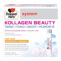 Bộ sản phẩm làm đẹp Doppelherz System Kollagen hương cam chanh dây, 30 ống.