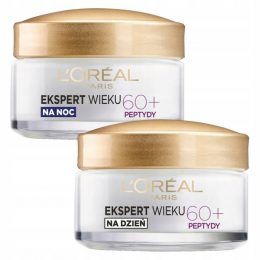 Bộ kem dưỡng da ban ngày và ban đêm L'Oréal Age Expert 60+ tái tạo da.