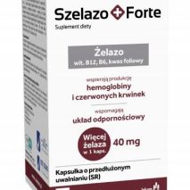 Szelazo + Forte 60 viên nang giàu sắt và các vitamin B12, B6, B1 và ​​C